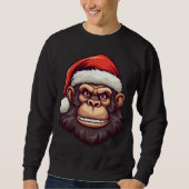 Sweatshirt Noël singe (Devant)