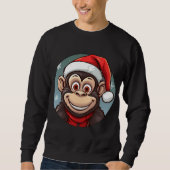Sweatshirt Noël singe (Devant)