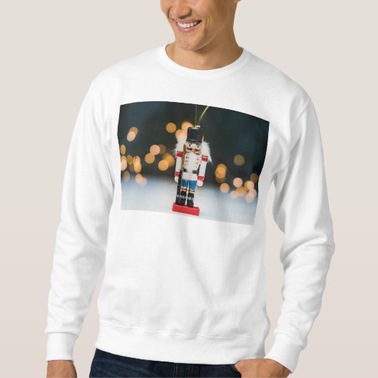 Sweatshirt Noël SlipperyJoe nutcracker figurine ornement (Devant)