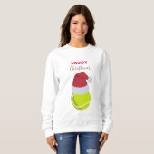 Sweatshirt Noël Tennis Sports Ball (Devant entier)