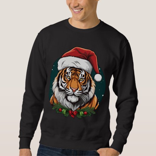 Sweatshirt Noël Tigre (Devant)