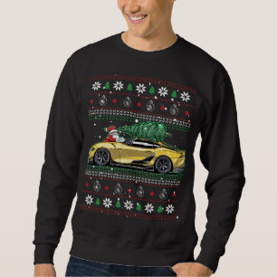Sweatshirt Noël Toyota Supra A90 ! Best Car Guy Cadeau