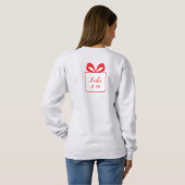 Sweatshirt Noel Vert Joyeux Noël (Dos entier)