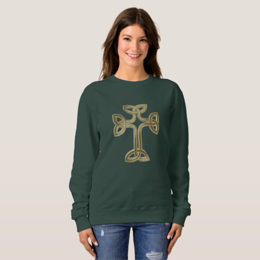Sweatshirt noeud de croix celtique (Devant entier)