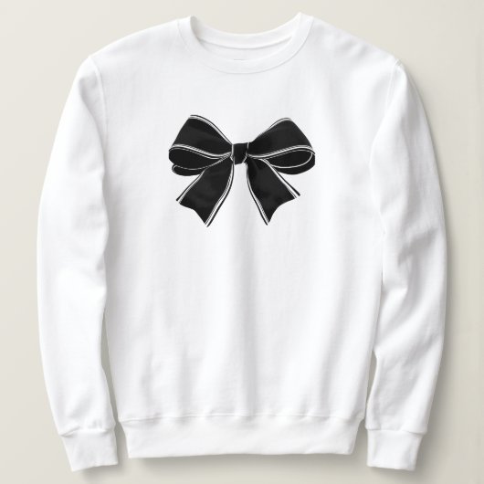 Sweatshirt Nœud esthétique coquette (Design devant)