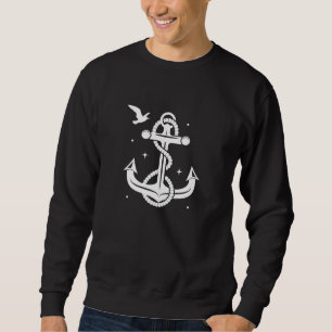 Sweatshirt noir Ancre