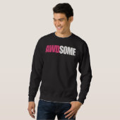 Sweatshirt noir awdsome (Devant entier)