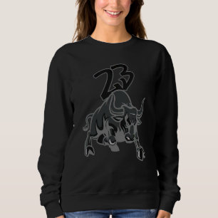 Sweatshirt Noir Bull Graphic Match 4 Tee - shirts Chat Noir C