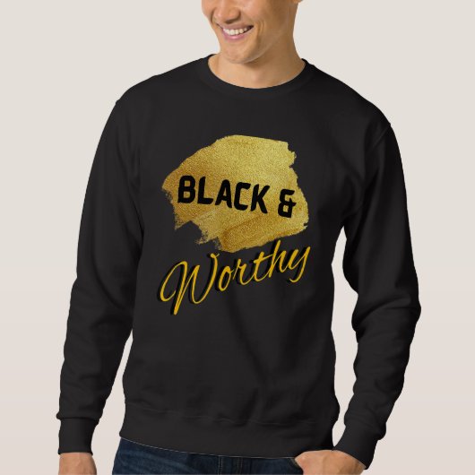 Sweatshirt Noir et digne (Devant)