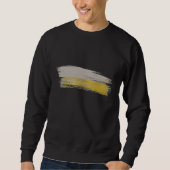 Sweatshirt noir et or (Devant)