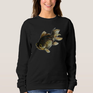 Sweatshirt Noir Moor Goldfish Black Telescope Oeil Goldfish P