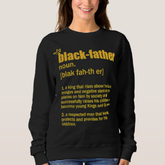 Sweatshirt Noir Père Noun Père Day Classique 6