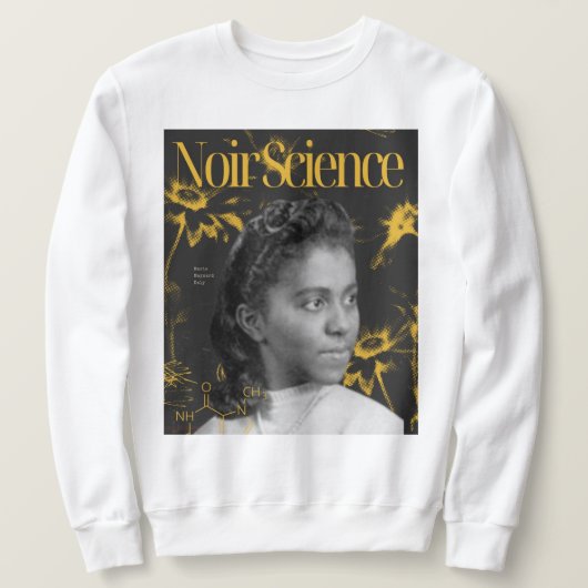 Sweatshirt Noir Science Capsule : une collection d'histoire n (Design devant)
