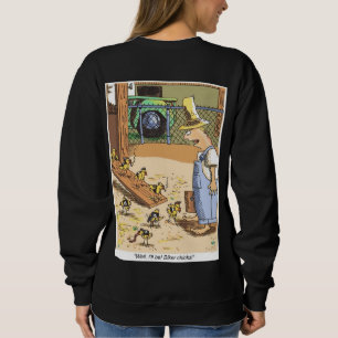 Sweatshirt noire de motards femmes retour