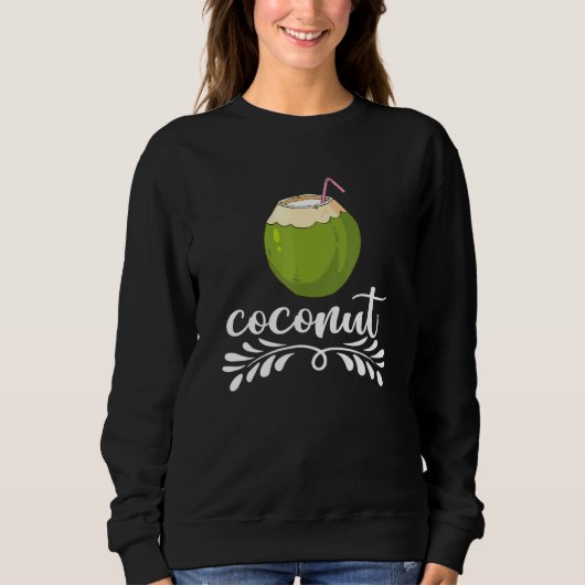 Sweatshirt Noix de coco Fruit d'été Noix de coco (Devant)