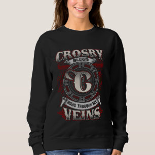 Sweatshirt Nom De Famille Crosby, Traverse Mes Veines