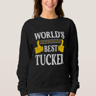 Sweatshirt Nom de famille de l'équipe Tucker Nom de famille M