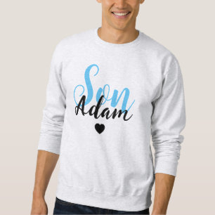 Sweatshirt Nom de fils personnalisé moderne - Cool personnali