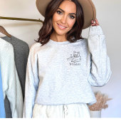 Sweatshirt Nom de l'animal Art du chat