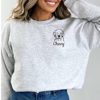 Sweatshirt Nom de l'animal Chien Art