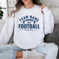 Nom de l'équipe de football Navy Mom Numéro Cendre