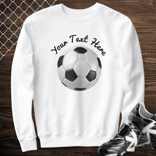 Sweatshirt Nom de l'équipe de football simple script minimali