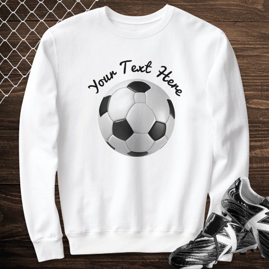 Sweatshirt Nom de l'équipe de football simple script minimali