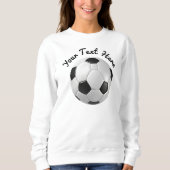 Sweatshirt Nom de l'équipe de football simple script minimali (Devant)