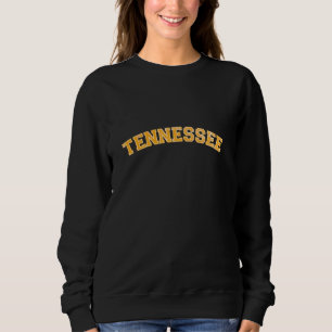 Sweatshirt Nom de l'État du Tennessee en détresse