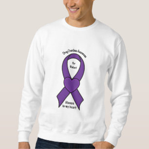 Sweatshirt Nom de ruban de conscience de surdosage