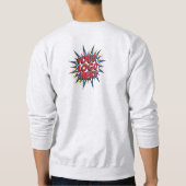 Sweatshirt Nom et logo Télécharger Modèle/avant et arrière/gr (Dos)