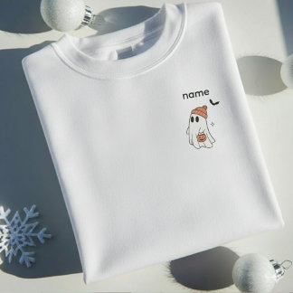Sweatshirt Nom personnalisé Fantôme Halloween | Fantôme effra