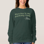 Sweatshirt Nom personnalisé Fun Inspirational Typography Mini (Devant)