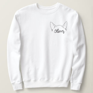 Sweatshirt Nom personnalisé Ocicat Cat Mom