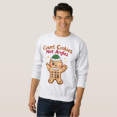 Sweatshirt Nombre Cookies Pas Angles Cookie Whimsy (Devant entier)