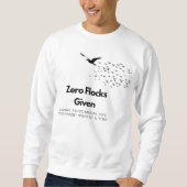 Sweatshirt Nombre zéro donné (Devant)