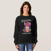 Sweatshirt Nommé Directeur Universitaire Gnome Bunny Eas (Devant entier)