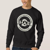 Sweatshirt non capoté KAS (grand logo) (Devant)