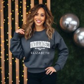 Sweatshirt Non Diagnostiqué, Mais Un Peu Aint Bleu Marine Dro