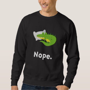 Sweatshirt Non Pyjama Dormir Crocodile Crocodiles Sommeil 