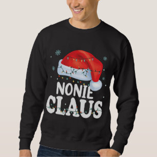 Sweatshirt Nonie Claus Famille Xmas Correspondant Amusante Gr