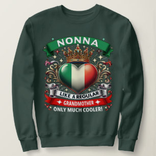 Sweatshirt Nonna aime une grand-mère régulière