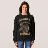 Sweatshirt Noodle Dangereux Python Balle Serpent Reptile Serp (Devant entier)