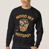 Sweatshirt Nooo Mon Point d'Accès – Mème Drôle de Brainrot It (Devant)