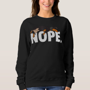 Sweatshirt Nope Lazy Dachshund Chien Chien Puppy Animal Paw