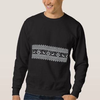 Sweatshirt Nordic Winter Textile Christmas Reindeer Snowflake