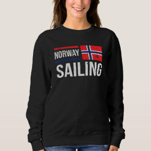 Sweatshirt Norvège Drapeau navigateurs Bateau Match Équipe Co