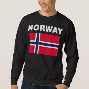 Sweatshirt Norvège Drapeau norvégien