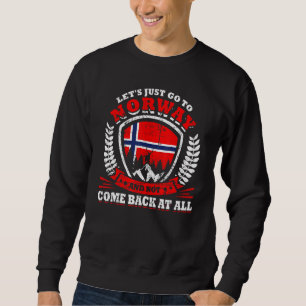 Sweatshirt Norvège Scandinavie Cerf Nord Cap Norvège