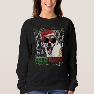 Sweatshirt Norvégien Chasse-Poupée Chien Feliz Navidog Funny